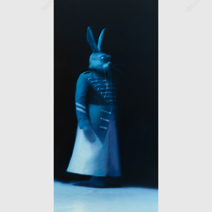 Untitled (Blue Hare 1)